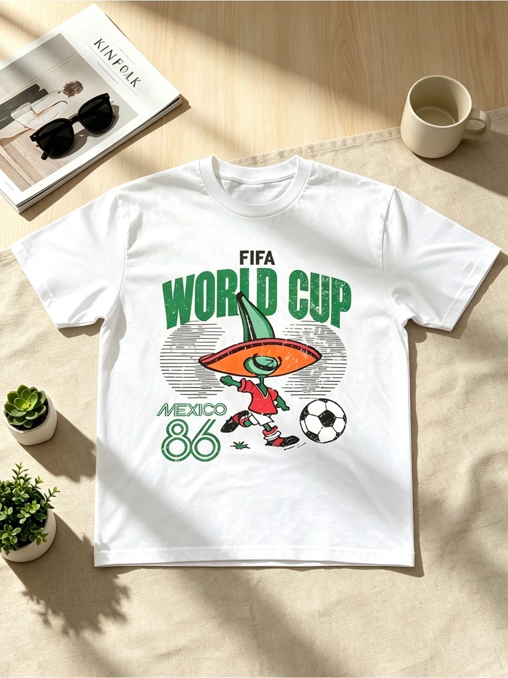 World Cup Mexico 86 Graphic Tee - White